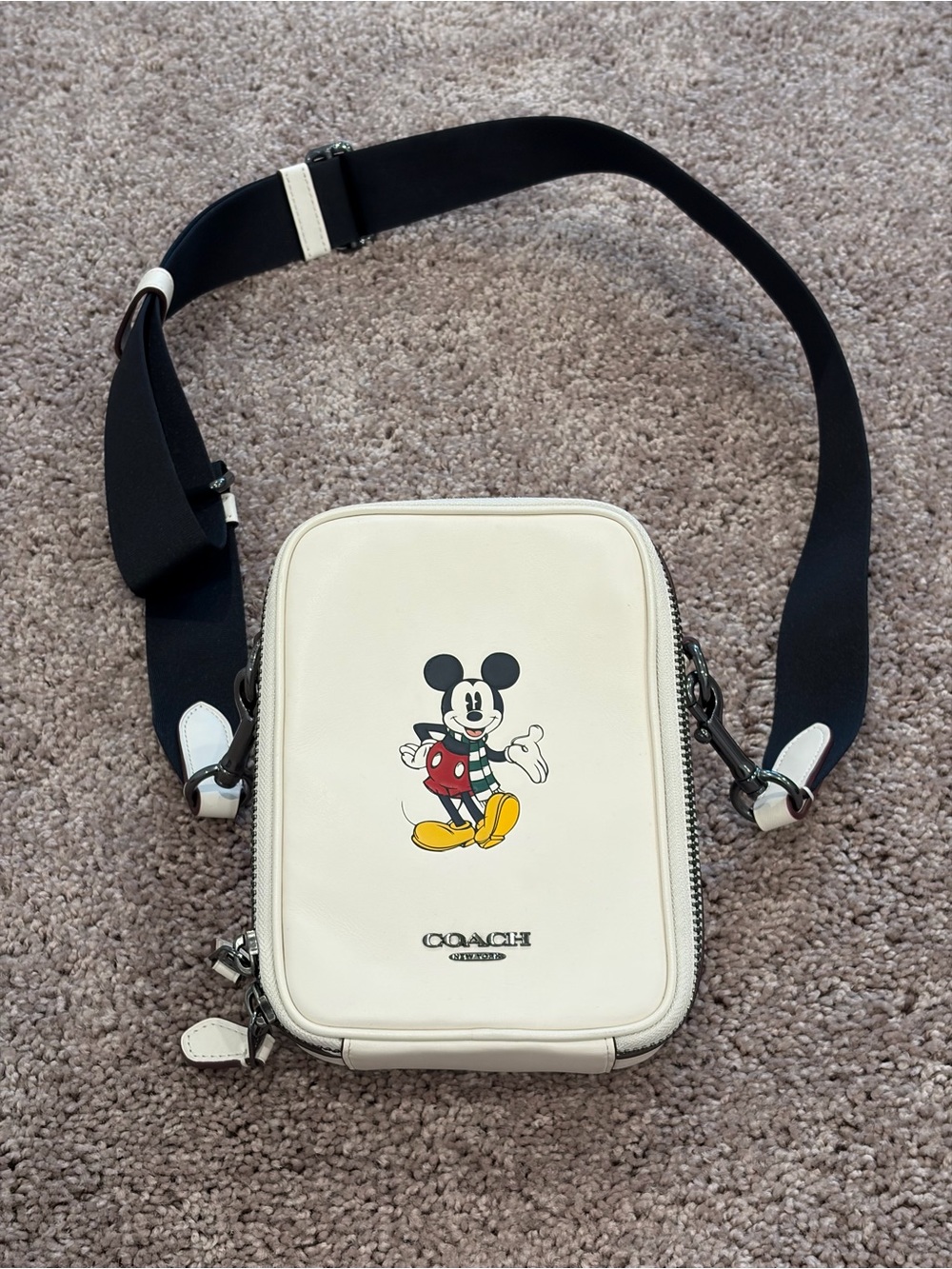 Disney x Coach Mickey Mouse Crossbody Bag 100th Anniversary